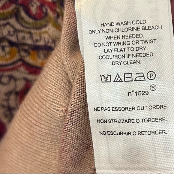 Lauren Ralph Lauren Woman’s Paisley Crew Neck Long Sleeve Sweater Size XL - Picture 6 of 10